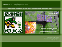 Tablet Screenshot of insightgarden.com